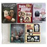 5 pottery and china collector guide books
