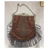 Antique beaded purse
