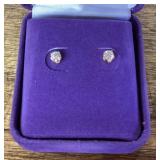 14k gold diamond stud earrings