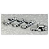 4 James Bond 1963 Astin Martin DB5 friction cars