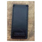 Coach leather money clip