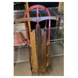 Vintage snow sled