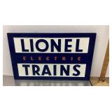 Lionel Trains sign