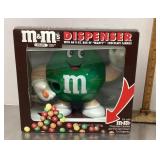 Green M&M dispenser