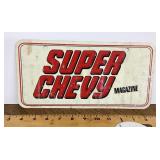 Super Chevy Magazine plastic license plate