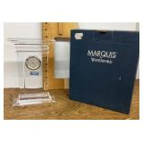 Marquis by Waterford Treviso crystal clock