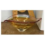 Waterford Evolution pink crystal bowl