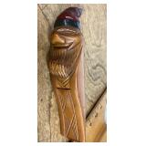Carved wood nutcracker Norway souvenir