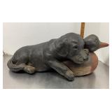 Ann's Original puppy & duck decoy figure
