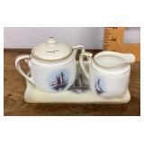 Noritake cream and sugar set