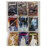 9 Batman & JLA Avengers comics in sleeves 2003