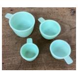 4-piece repro jadeite measuring cup set