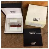 Mont Blanc money clip --box is damaged