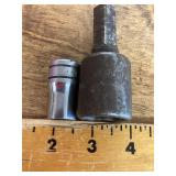 Snap-on impact and socket