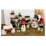 Snowman holiday decorations
