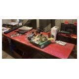 Tools and 8' banquet table