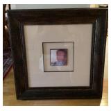 31' square framed painting signed Kawa