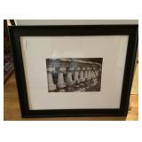 19x23 framed photo signed Crawford