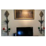 Pair of 46' wall sconces
