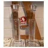 Waterford crystal candle holders