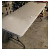 6' folding table