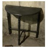 Half round  painted foyer table