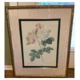 Framed floral print 24 x 30