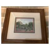 Framed print 11 1/2 x 13