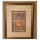 Framed print 23 1/2 x 18 1/2