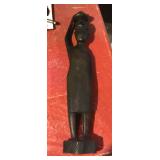 12' Kenya wood carving