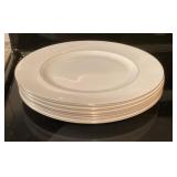 6 Wedgwood Signet Gold plates