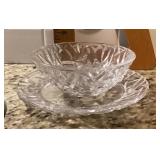 Tiffany & Co Rock Cut bowl and plate