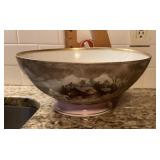 Hand painted porcelain bowl