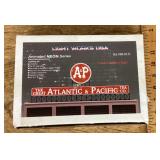 Model train neon A&P sign kit