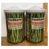 2 FoodSaver canisters