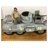 G.I. Joe tank and figure