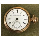 Gold filled F.J. Reemer pocket watch