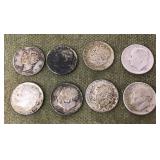 8 silver dimes