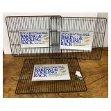 3 baking and cooling racks