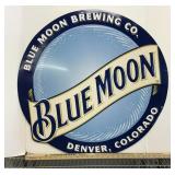 28" Blue Moon Brewing Co. tin sign