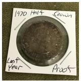 1970 half crown proof coin