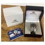 Festina chronograph watch