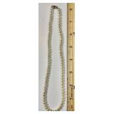 5mm pearl necklace with 14k gold clasp