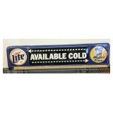 40" Miller Lite tin sign