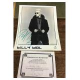 Billy Idol signed photograph with COA