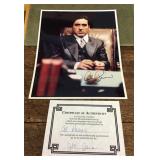Al Pacino signed photograph with COA