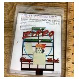 Model train neon Zippo sign kit