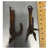 Turkey leg coat hooks