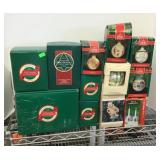 Group of boxed ornaments