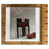 Model train neon Route 66 sign kit
